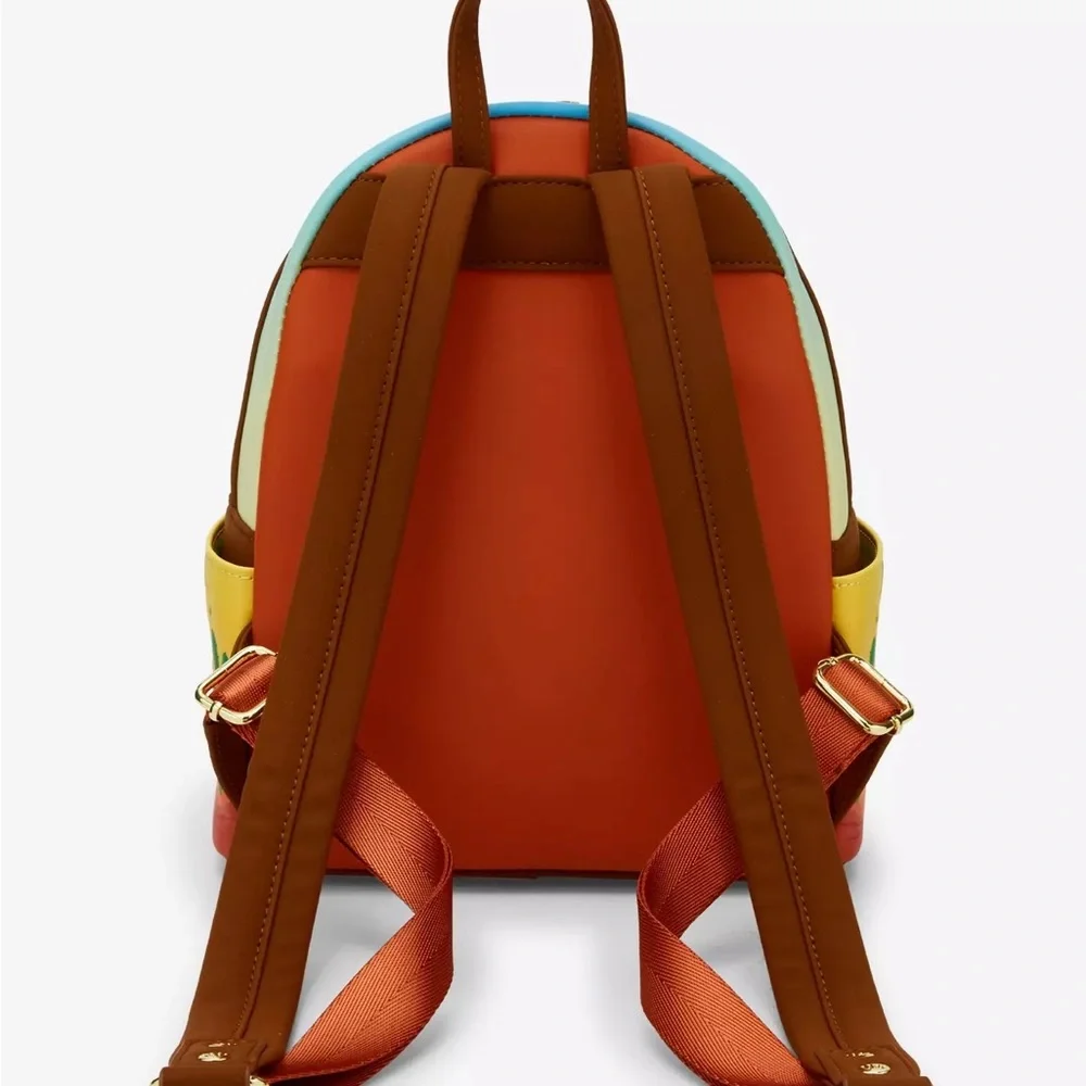 Loungefly Disney Pixar Cars Lightning McQueen and Mater Mini Backpack - Picture 3 of 4